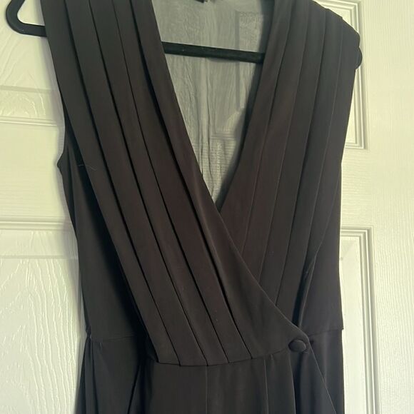 Rachel Zoe Black Jumpsuit - Long Pants Romper - See Thru Mesh Back, Never Worn - Picture 3 of 6